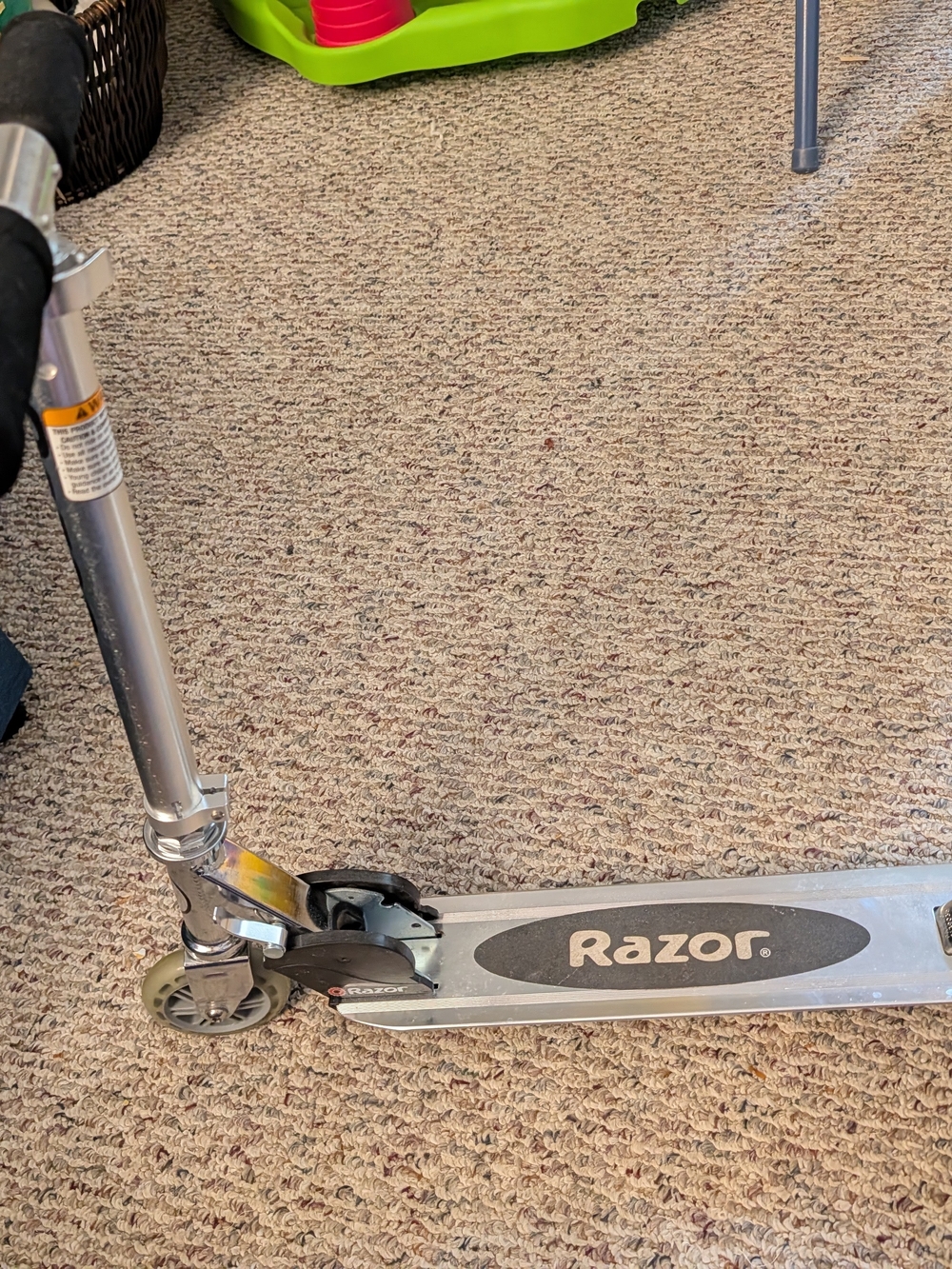 Razor Foldable Kick Scooter in Silver and Black